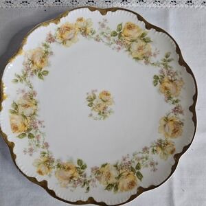 Haviland Limoges France Schleiger 266 Floral Plate 8 "